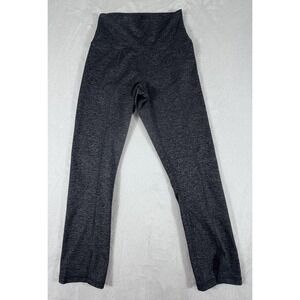 Aerie Offline Leggings Women's Sz M Gray Black Goals High Waisted Double Pocket